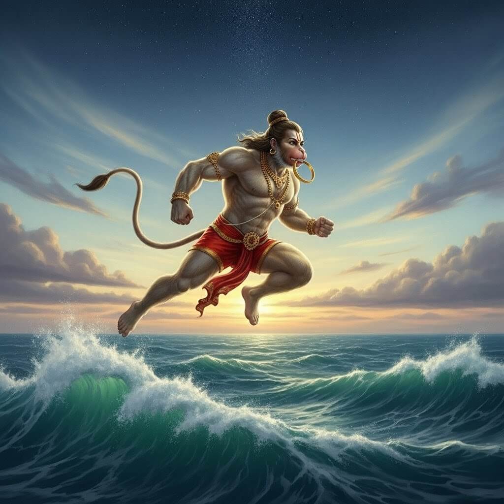 Lord Hanuman - Hanuman Gatha Chalisa Doha 21