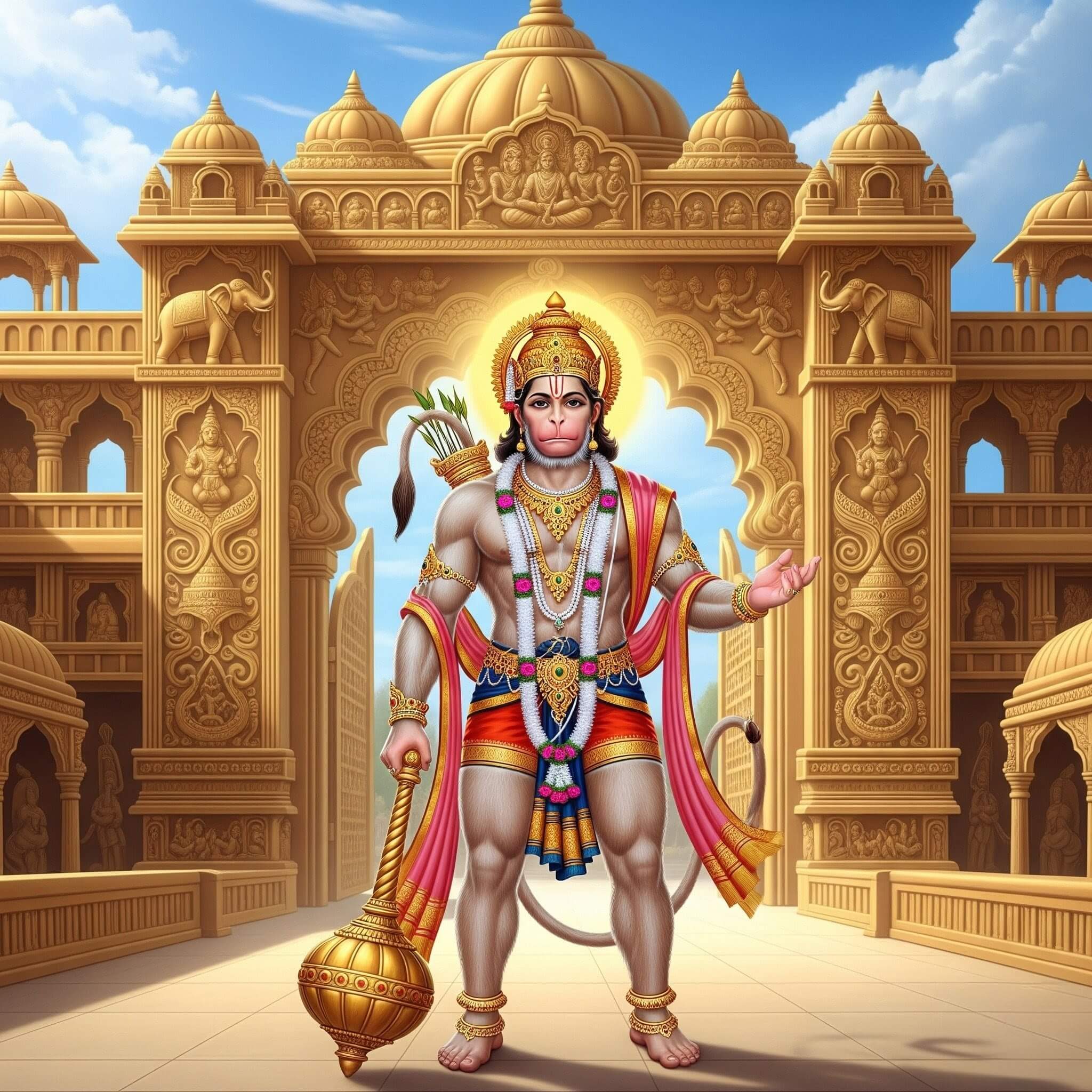 Lord Hanuman - Hanuman Gatha Chalisa Doha 23