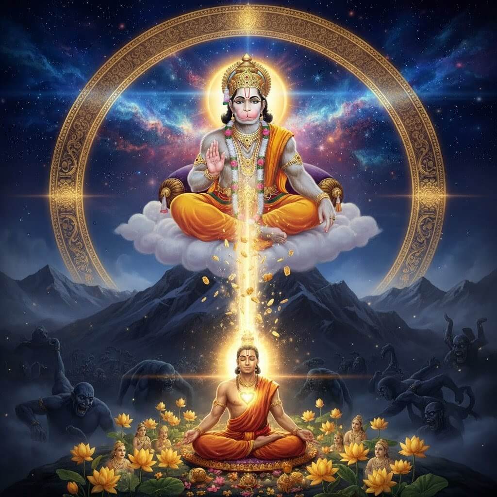 Lord Hanuman - Hanuman Gatha Chalisa Doha 40